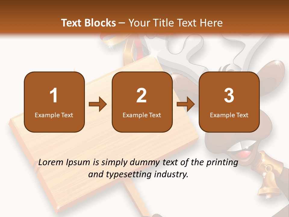 Festivity Vacations Ornament PowerPoint Template