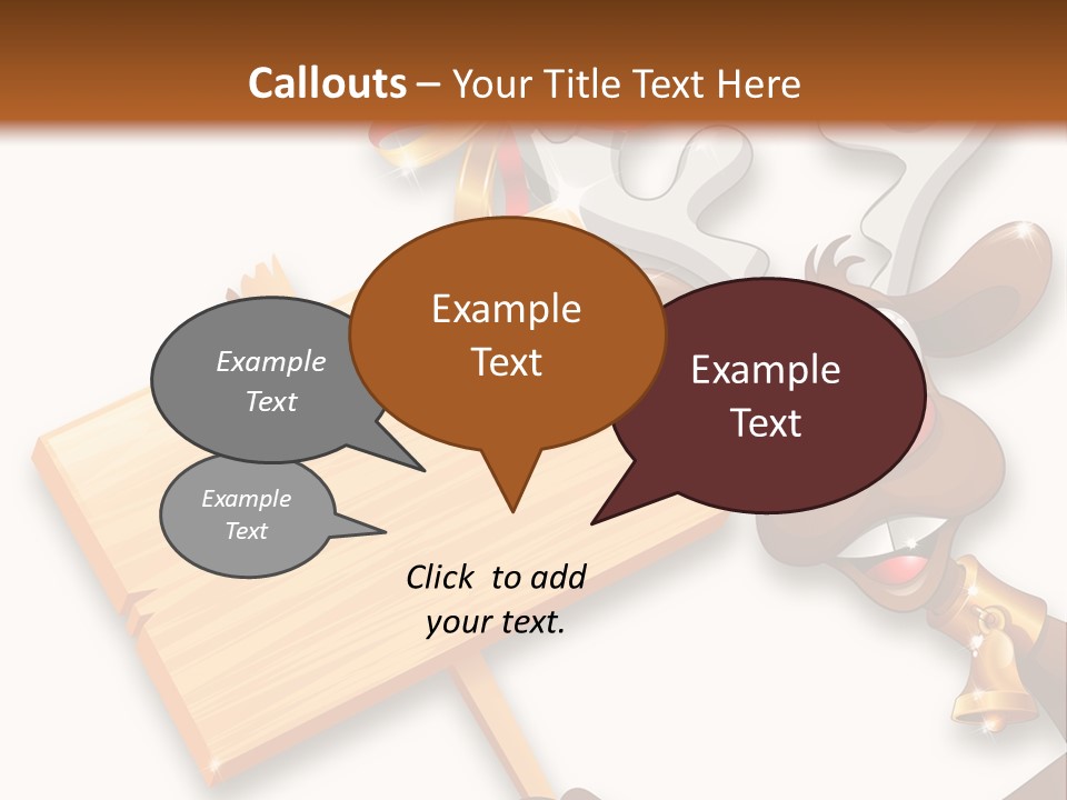Festivity Vacations Ornament PowerPoint Template
