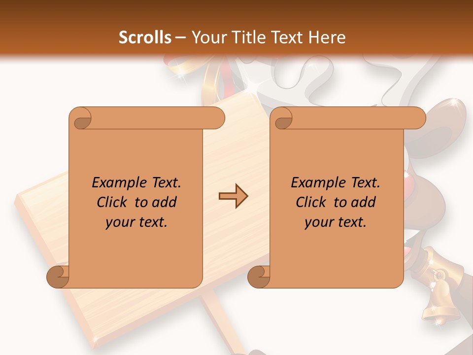 Festivity Vacations Ornament PowerPoint Template