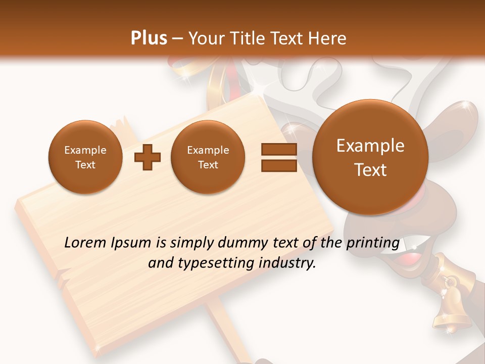 Festivity Vacations Ornament PowerPoint Template