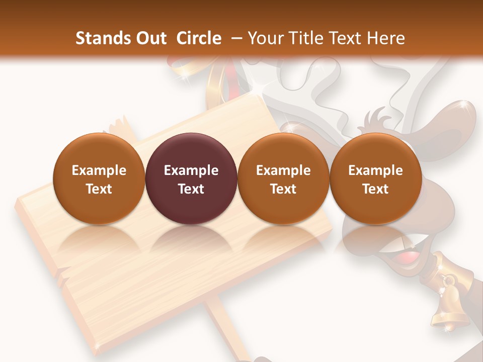 Festivity Vacations Ornament PowerPoint Template