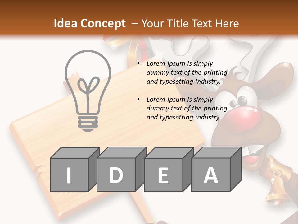 Festivity Vacations Ornament PowerPoint Template