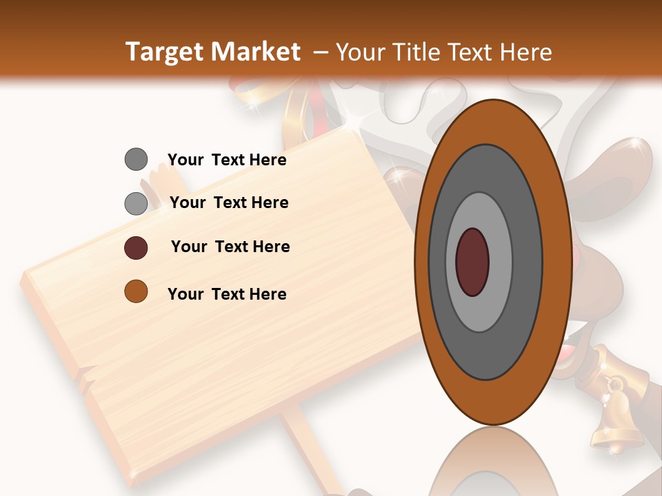 Festivity Vacations Ornament PowerPoint Template