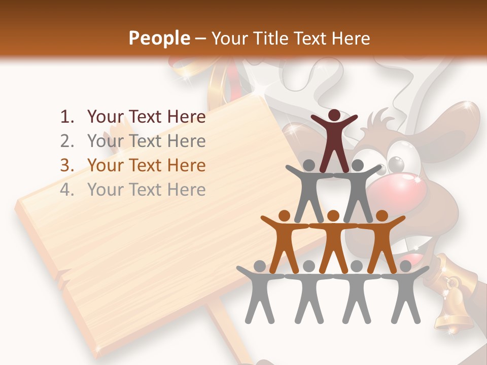 Festivity Vacations Ornament PowerPoint Template