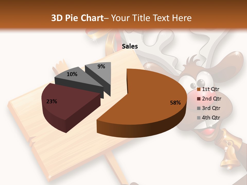 Festivity Vacations Ornament PowerPoint Template