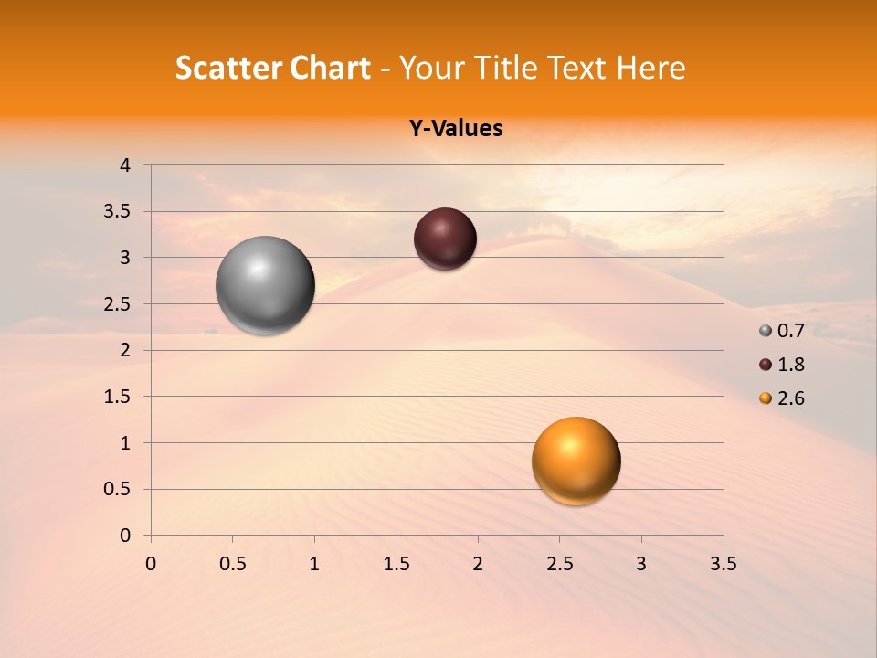 Dune Tourism Orange PowerPoint Template