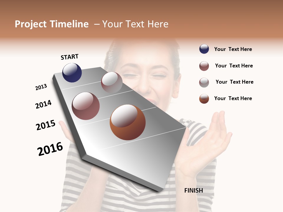 Pinup Cosmetics Fifties PowerPoint Template