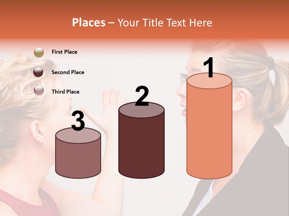 Secretary Arguing Workplace PowerPoint Template