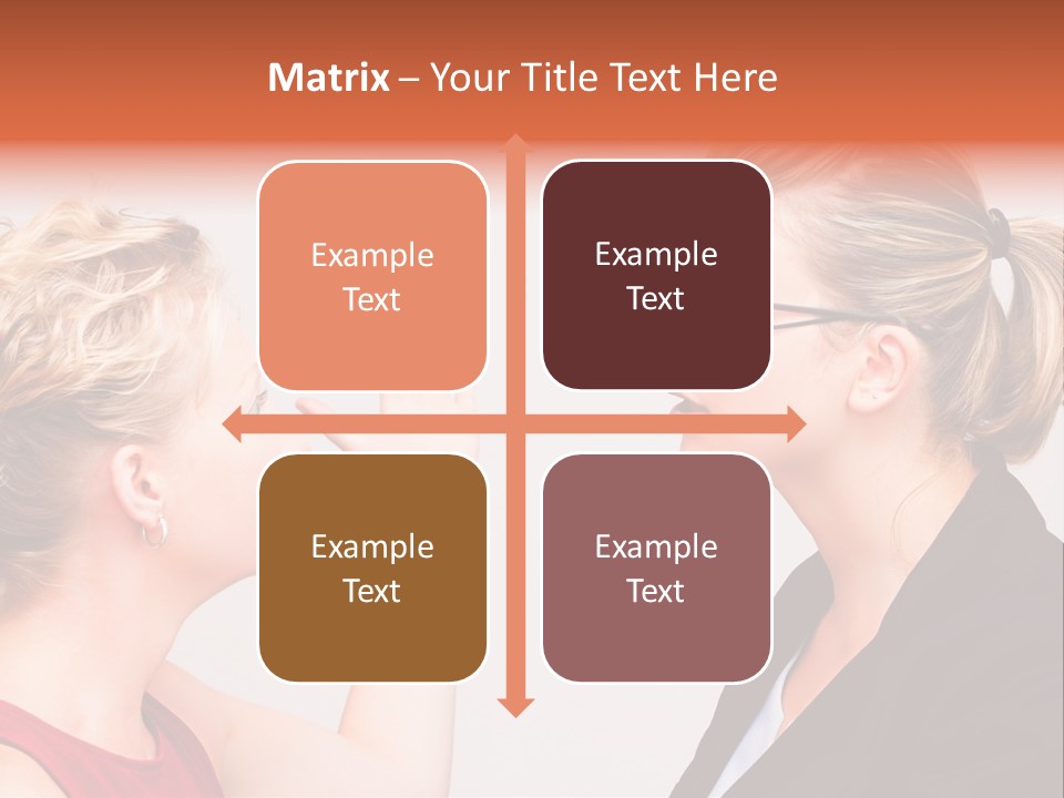 Secretary Arguing Workplace PowerPoint Template