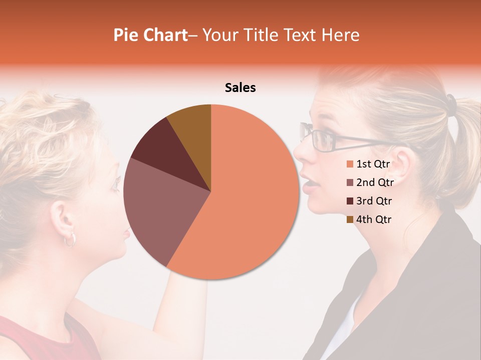 Secretary Arguing Workplace PowerPoint Template