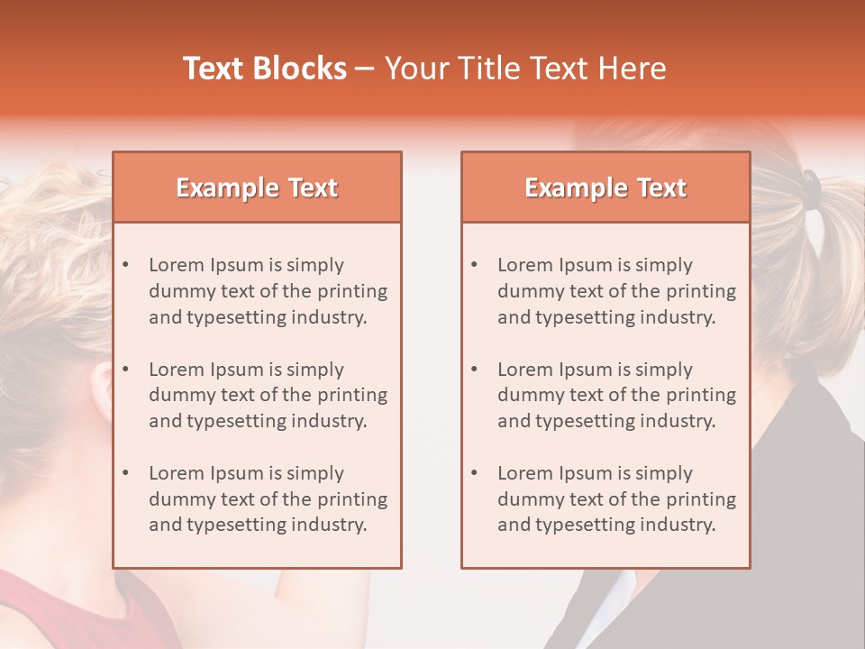 Secretary Arguing Workplace PowerPoint Template