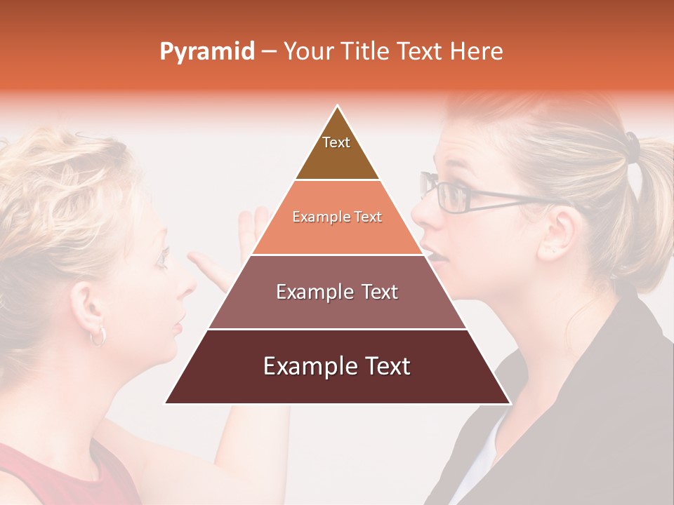Secretary Arguing Workplace PowerPoint Template