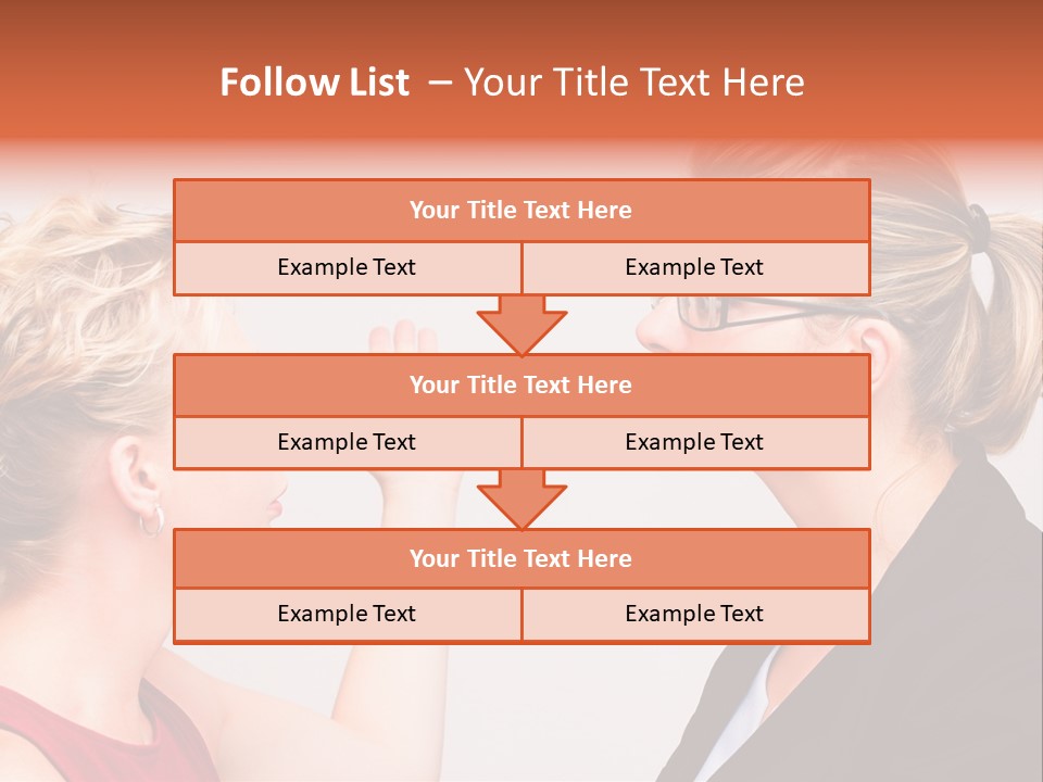 Secretary Arguing Workplace PowerPoint Template