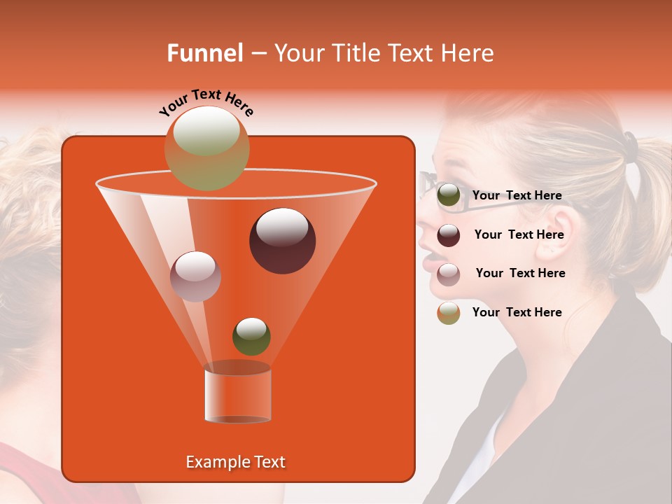 Secretary Arguing Workplace PowerPoint Template