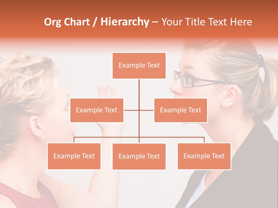 Secretary Arguing Workplace PowerPoint Template