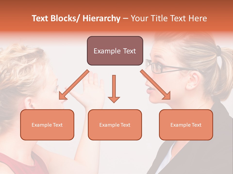 Secretary Arguing Workplace PowerPoint Template