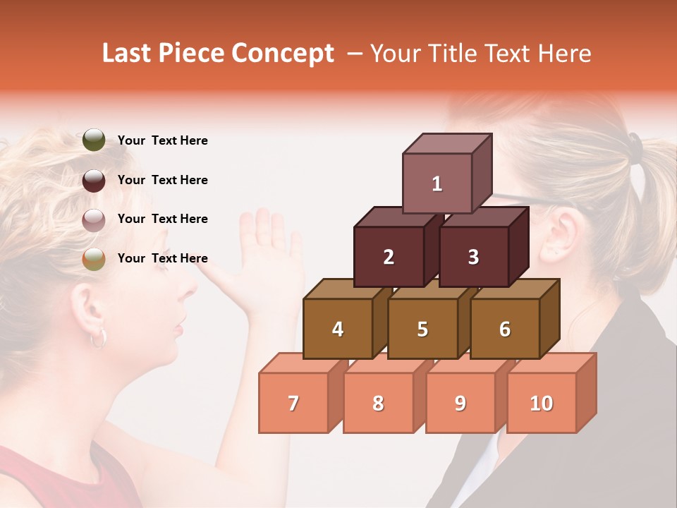 Secretary Arguing Workplace PowerPoint Template