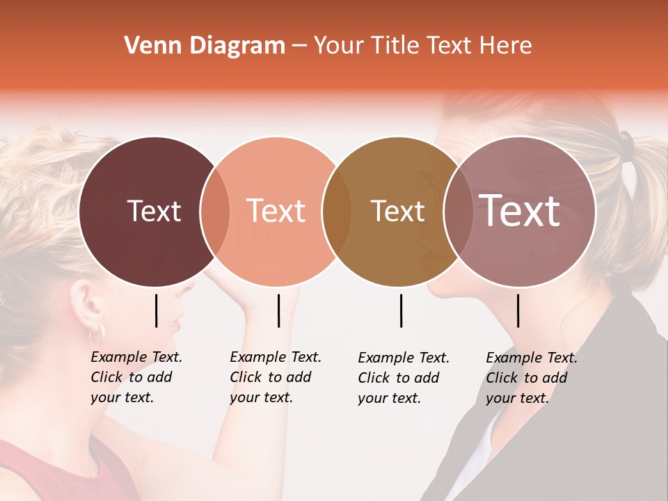 Secretary Arguing Workplace PowerPoint Template
