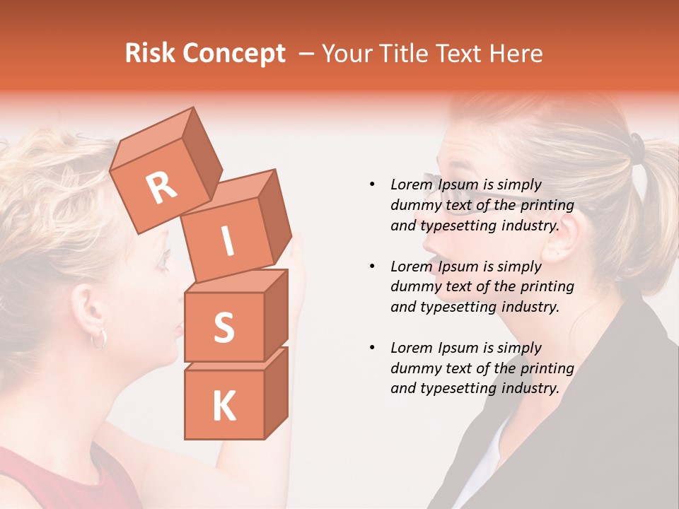 Secretary Arguing Workplace PowerPoint Template