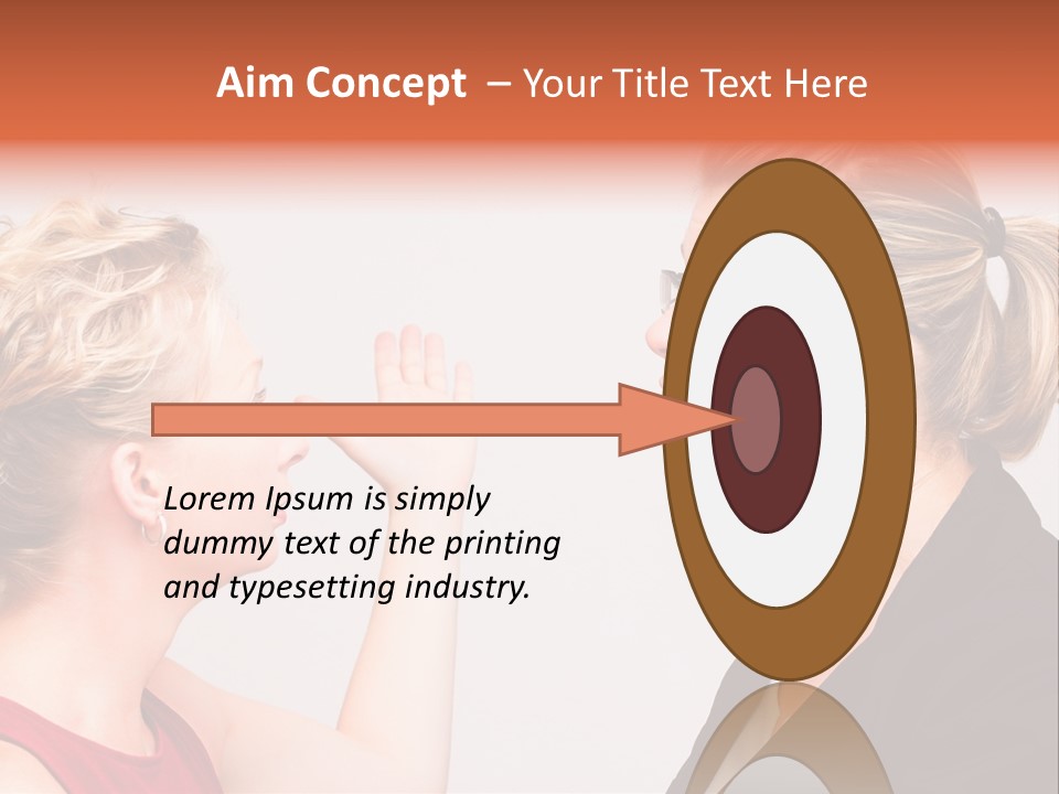 Secretary Arguing Workplace PowerPoint Template