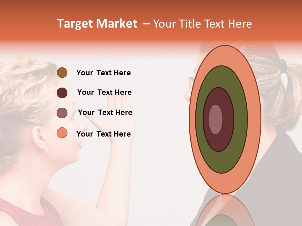 Secretary Arguing Workplace PowerPoint Template