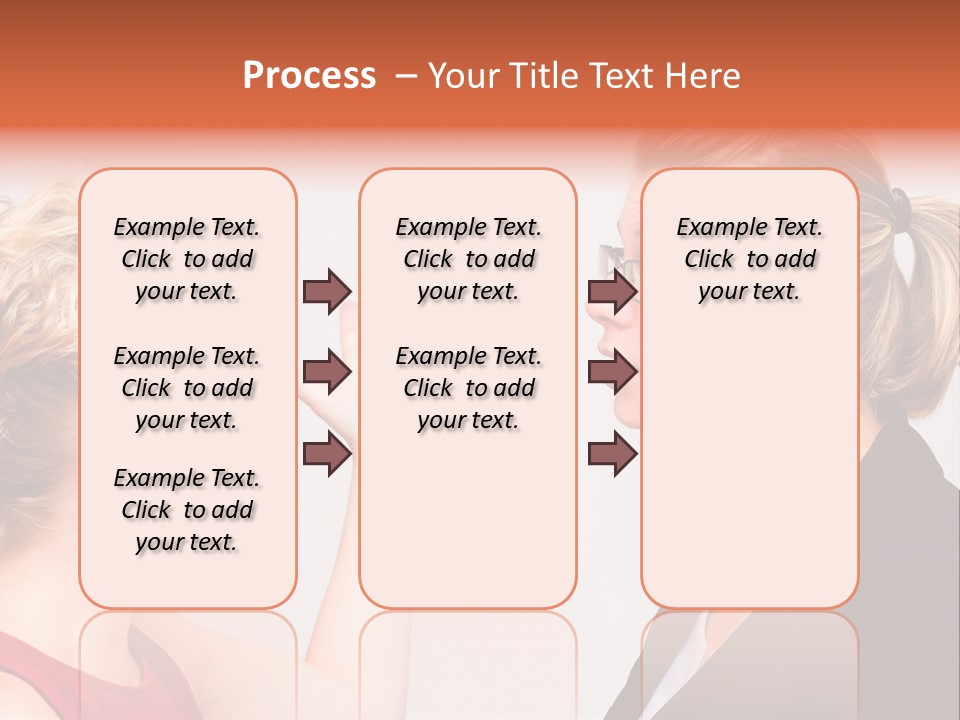 Secretary Arguing Workplace PowerPoint Template
