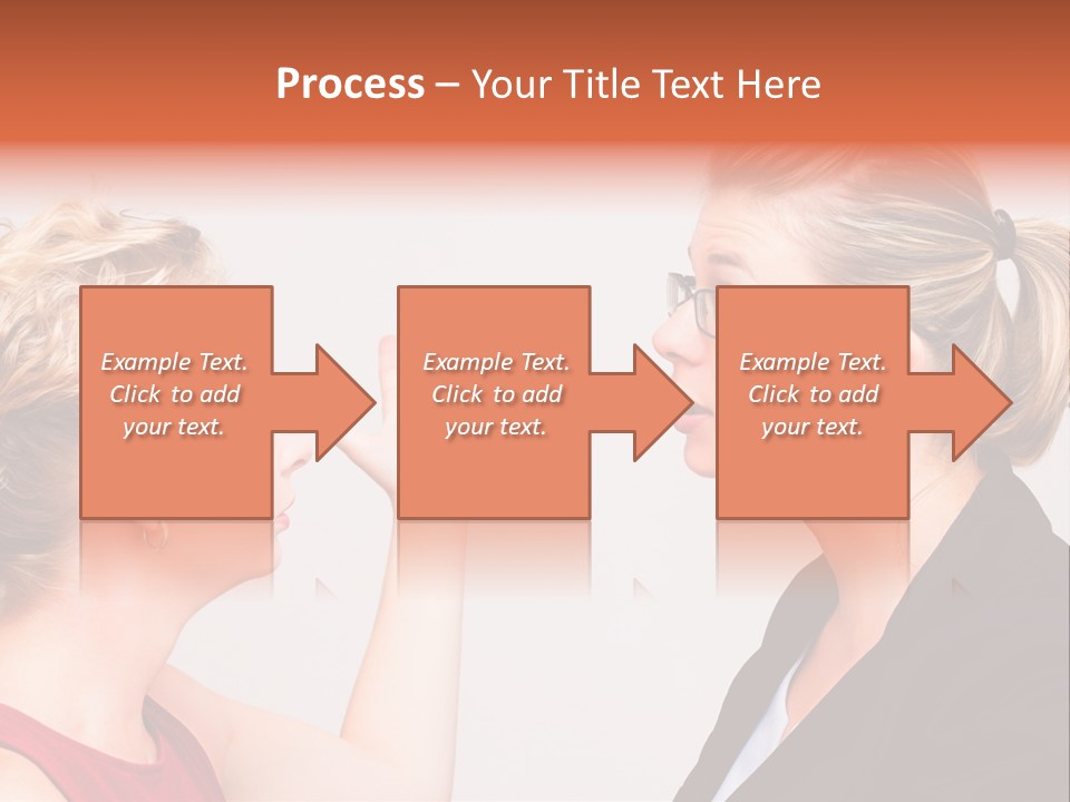 Secretary Arguing Workplace PowerPoint Template