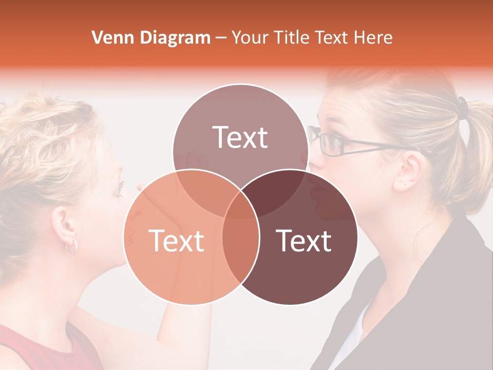 Secretary Arguing Workplace PowerPoint Template