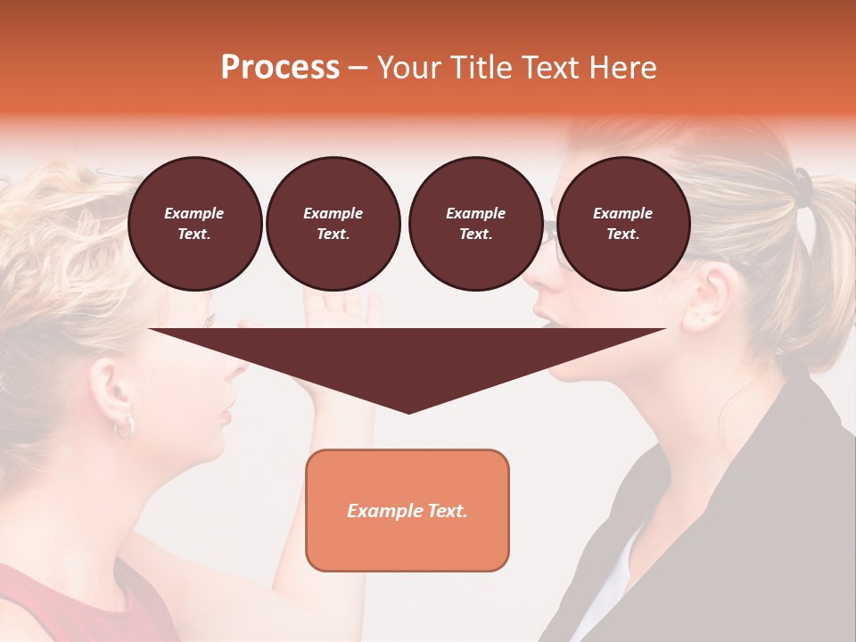 Secretary Arguing Workplace PowerPoint Template
