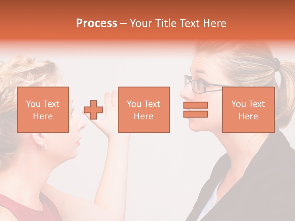 Secretary Arguing Workplace PowerPoint Template