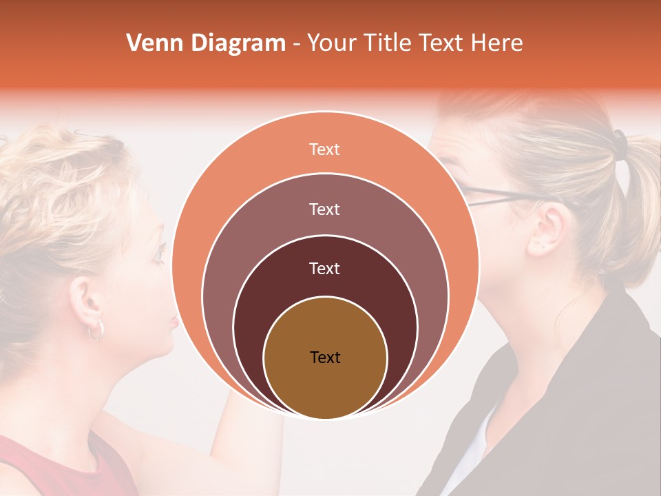 Secretary Arguing Workplace PowerPoint Template