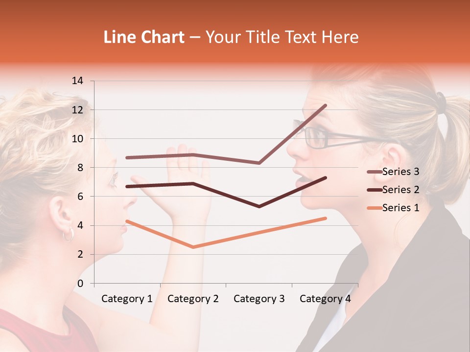 Secretary Arguing Workplace PowerPoint Template