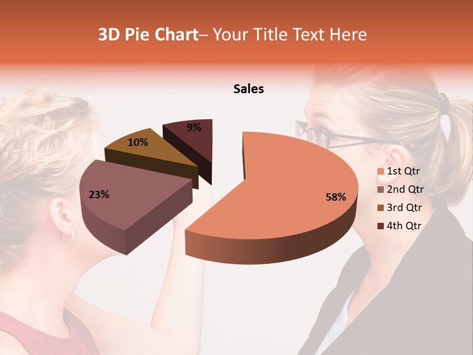 Secretary Arguing Workplace PowerPoint Template