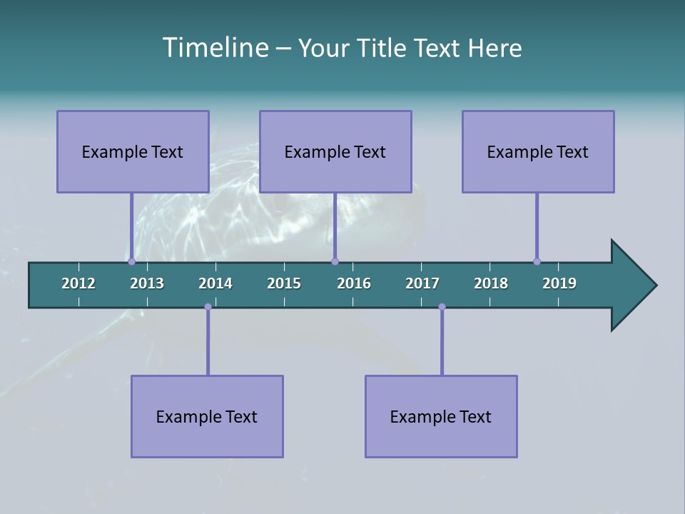 Shark Man Eater Menacing PowerPoint Template
