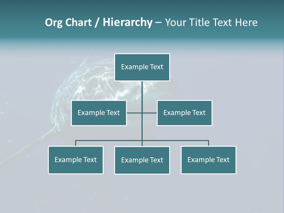 Shark Man Eater Menacing PowerPoint Template