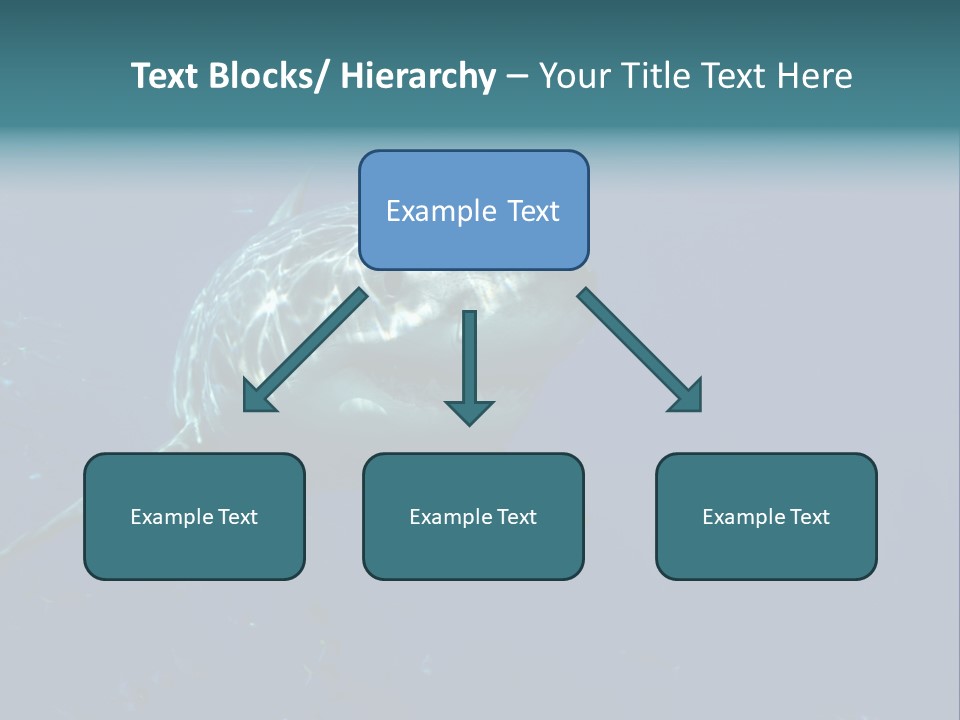 Shark Man Eater Menacing PowerPoint Template