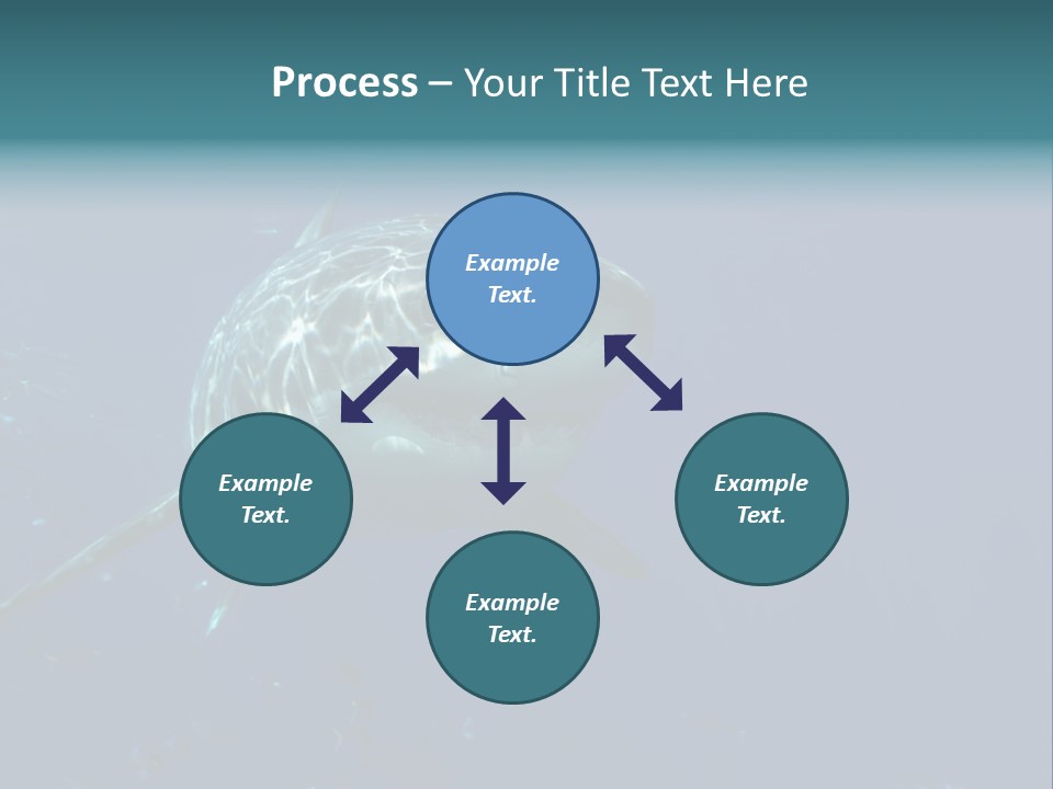 Shark Man Eater Menacing PowerPoint Template