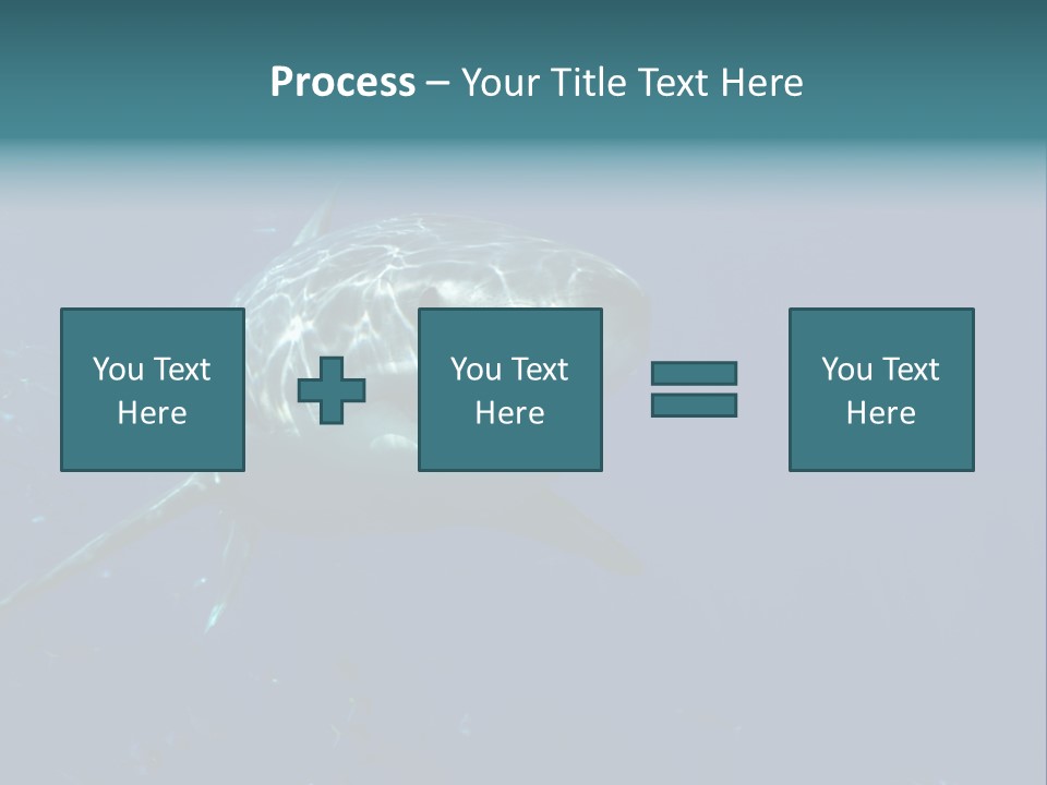 Shark Man Eater Menacing PowerPoint Template