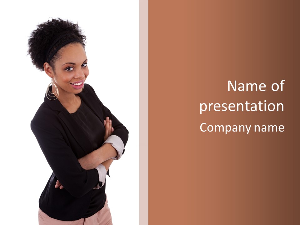 Brazilian Lady Girl PowerPoint Template