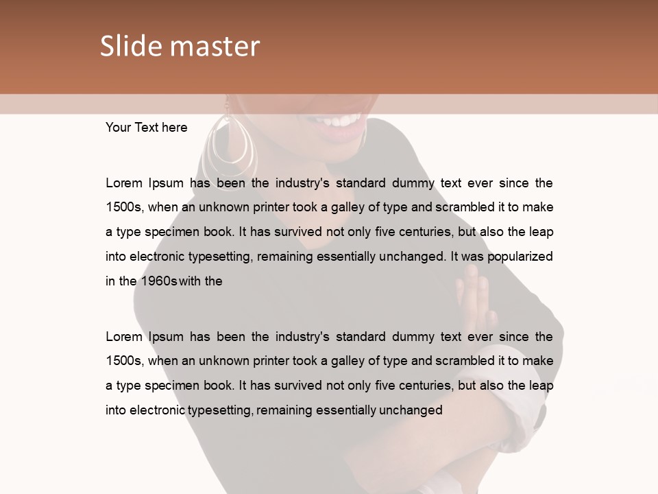 Brazilian Lady Girl PowerPoint Template