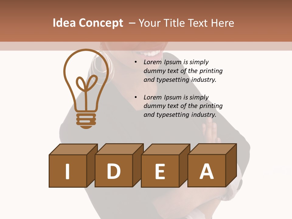 Brazilian Lady Girl PowerPoint Template