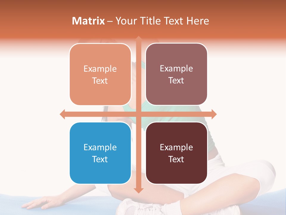 Train Slim Girl PowerPoint Template