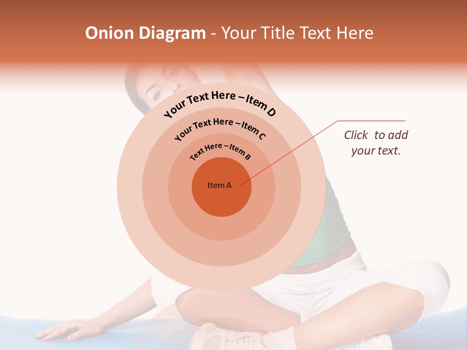 Train Slim Girl PowerPoint Template