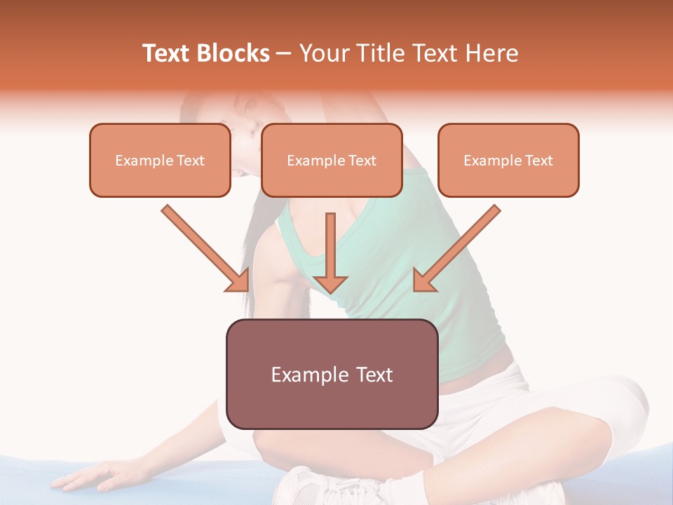 Train Slim Girl PowerPoint Template