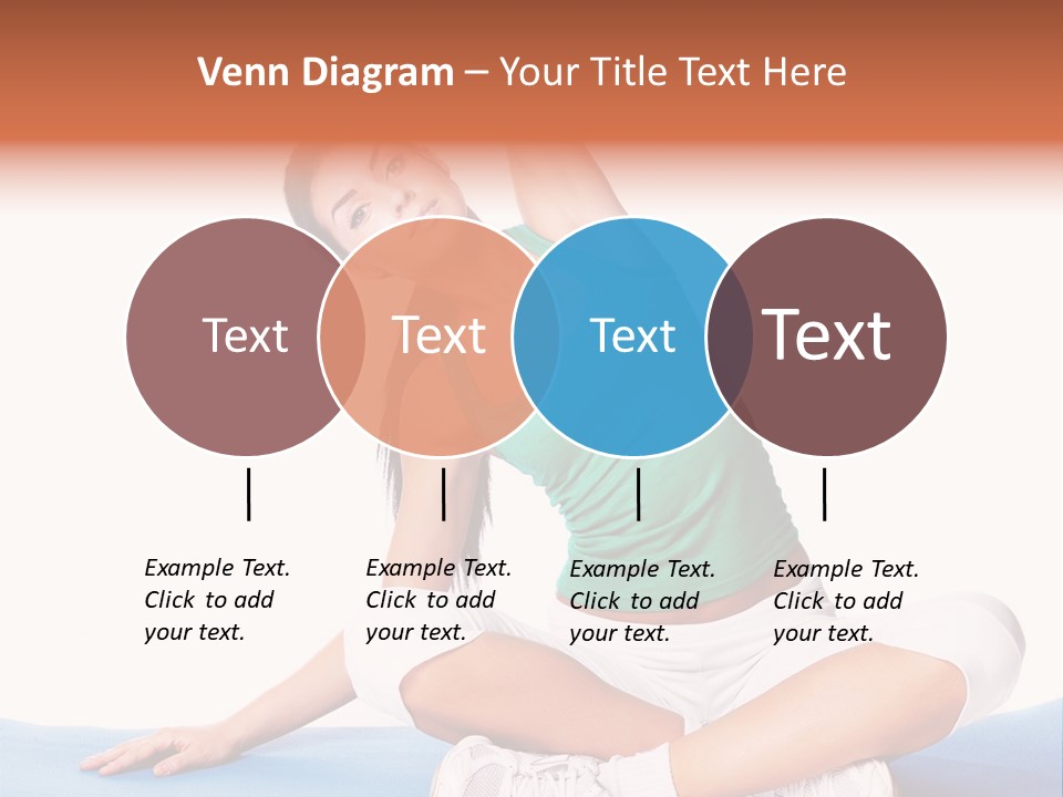 Train Slim Girl PowerPoint Template