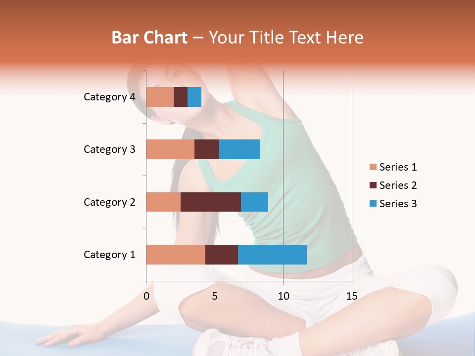 Train Slim Girl PowerPoint Template