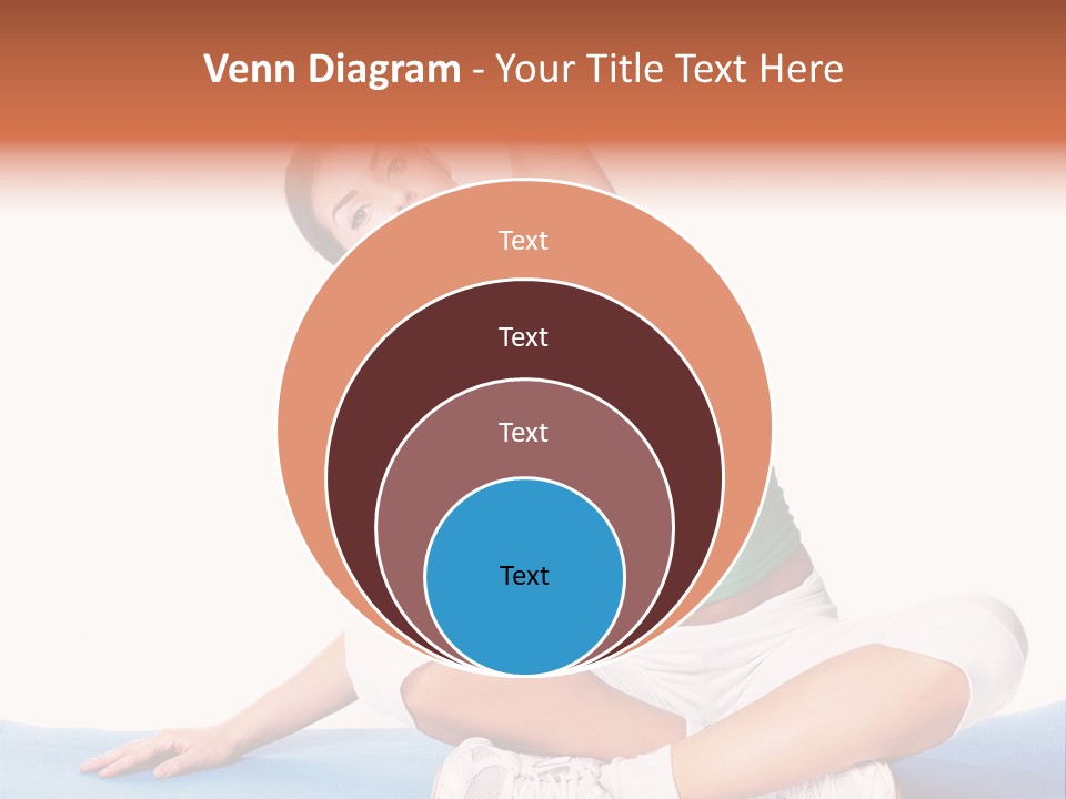 Train Slim Girl PowerPoint Template