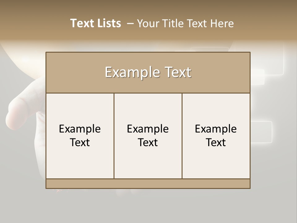 A Person Holding Out Their Hands With A Lot Of Lights Coming Out Of Them PowerPoint Template