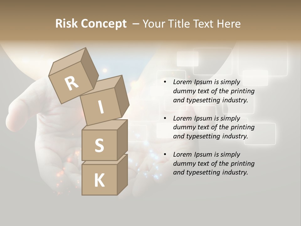 A Person Holding Out Their Hands With A Lot Of Lights Coming Out Of Them PowerPoint Template