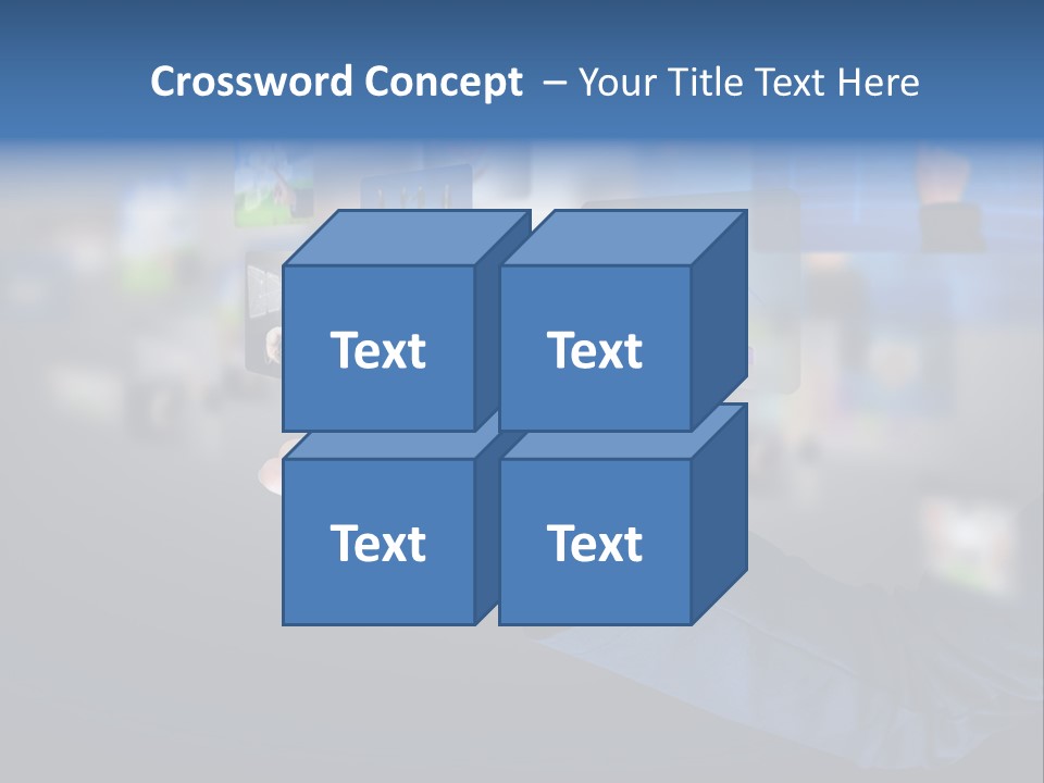 Button Email Social PowerPoint Template